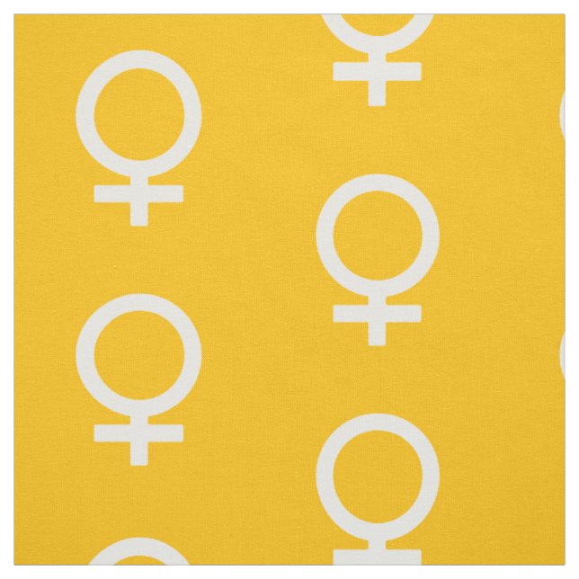 Amber Female Symbol Fabric (Swatch)