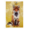 Amber Fox & Little Bird Art Poster