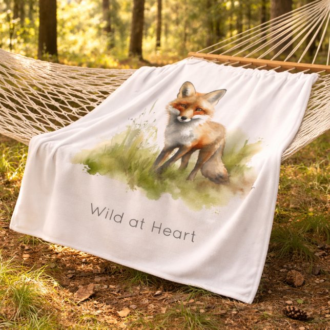 Amber Gaze: Meadow Fox, custom Fleece Blanket (Creator Uploaded)