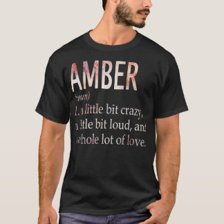 Amber Girl Name Definition T-Shirt