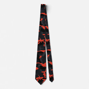 Amber Highlights Camo Tie