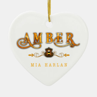 Amber Jewels Cafe Series Ornament