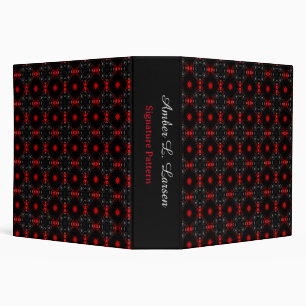 Amber L. Larsen Signature Patterned Binder