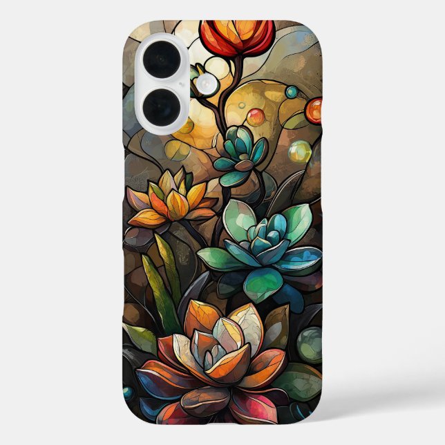 Amber Leavescape Case-Mate iPhone Case (Back)