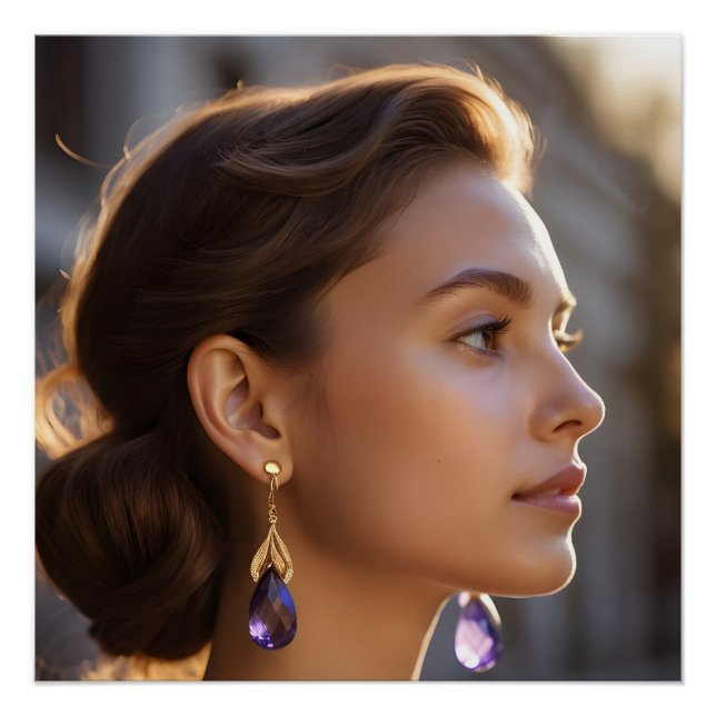 Amber Light Elegance Poster (Front)