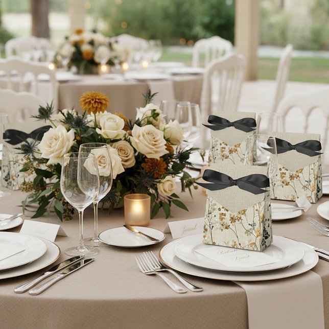 Amber meadow floral favor box (Creator Uploaded)