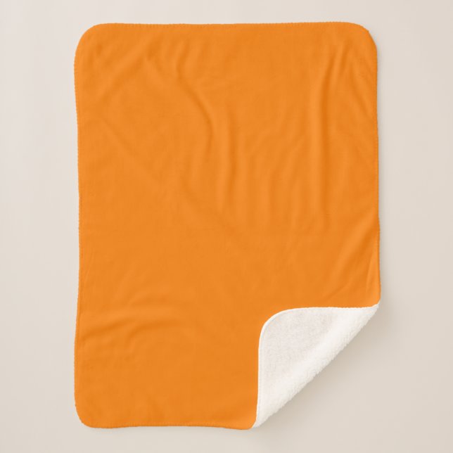Amber (SAE/ECE) (solid colour)  Sherpa Blanket (Front)