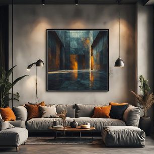 Amber Silence Chamber Canvas Print