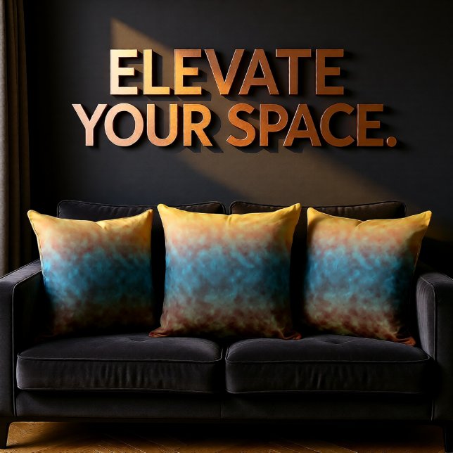 Amber Skies Throw Pillow (Creator Uploaded)