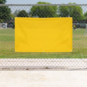 Amber Solid Colour Customize It Banner