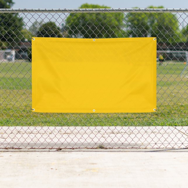 Amber Solid Colour Customize It Banner (Insitu)