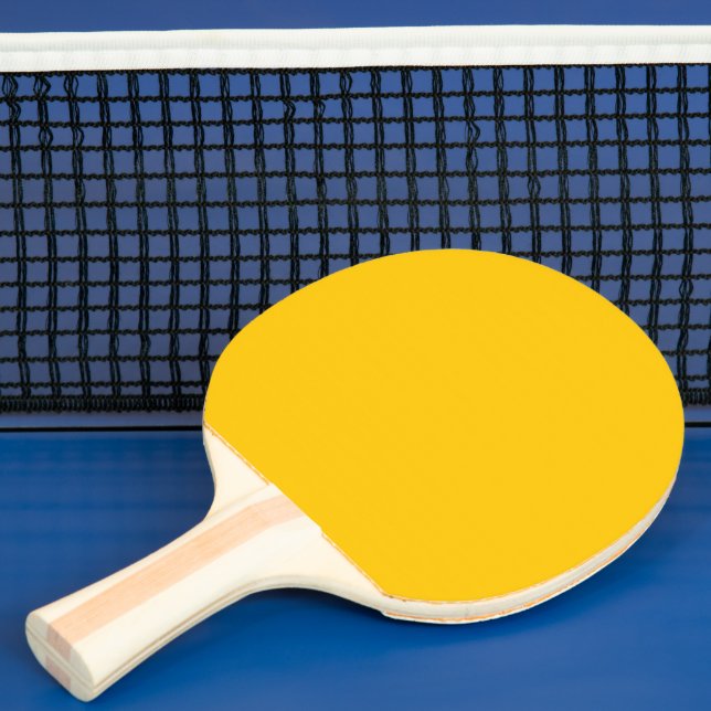 Amber Solid Colour Customize It Ping Pong Paddle (Insitu)