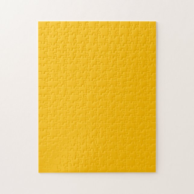 Amber Solid Colour Jigsaw Puzzle (Vertical)