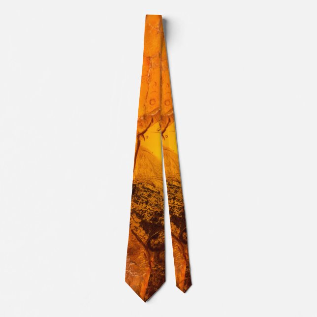 Amber stone texture background tie (Front)