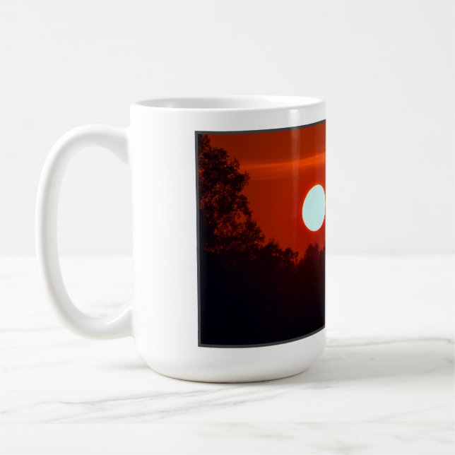 Amber Sunrise Coffee Mug (Left)