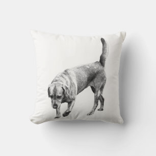 Amber Twilight Watcher Throw Pillow