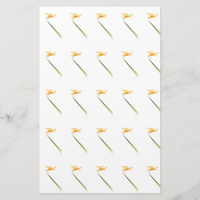 Amber-wings all around stationery (Front)