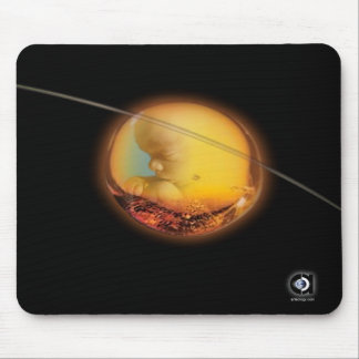 AMBER WOMB MOUSE PAD
