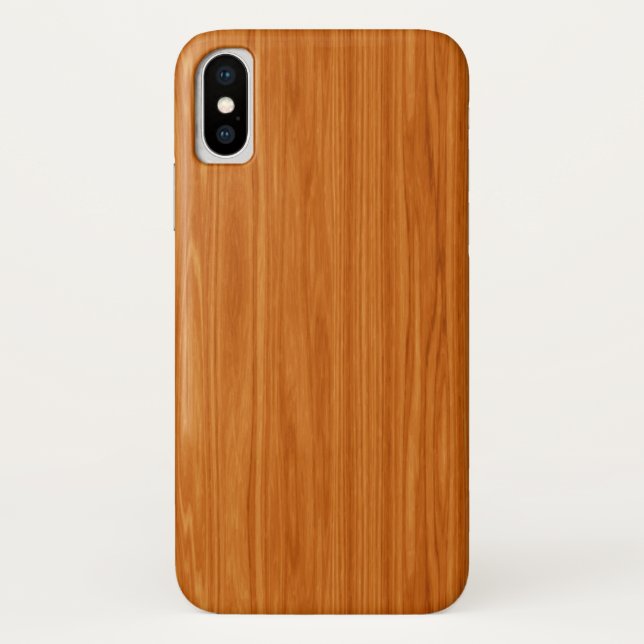 Amber Wood Grain Case-Mate iPhone Case (Back)