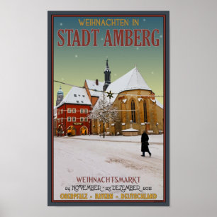 Amberg Weihnachten Church Poster