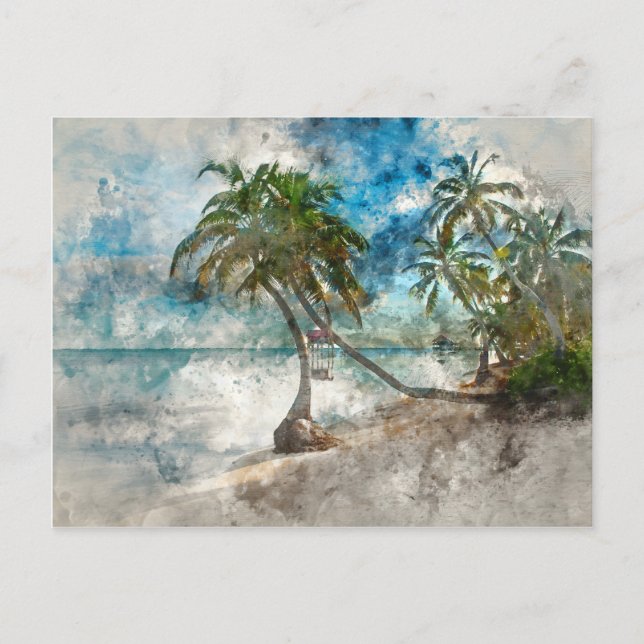 Ambergris Caye Belize Travel Destination Postcard (Front)