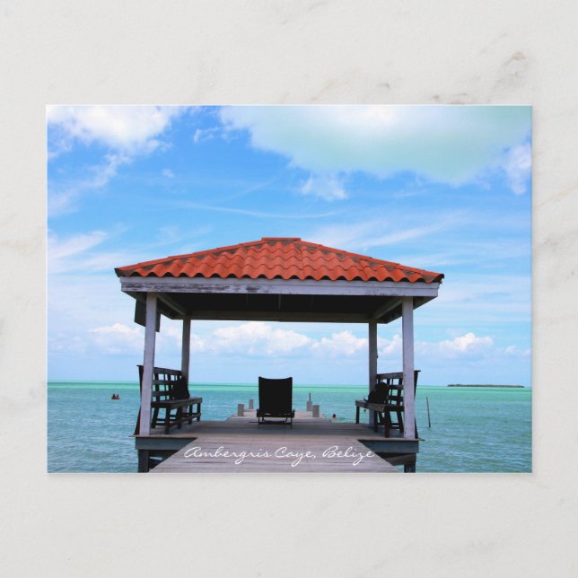 Ambergris Caye Secret Beach Postcard (Front)