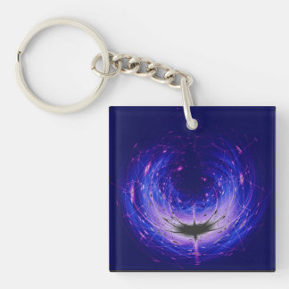 Amberlight Cold Blue Polar Flare Keychain