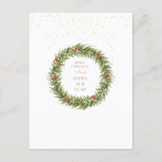 Ambiance de Noël cosy Carte de voeux pliée