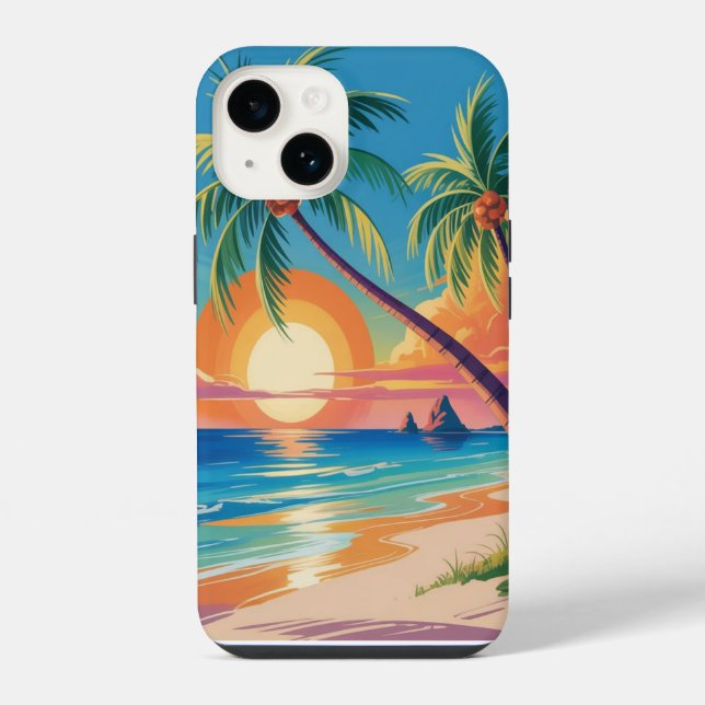 Ambiance Estivale iPhone Case (Back)