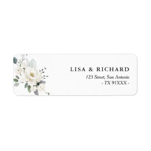 Ambiance florale d'aquarelle blanche de Champairie