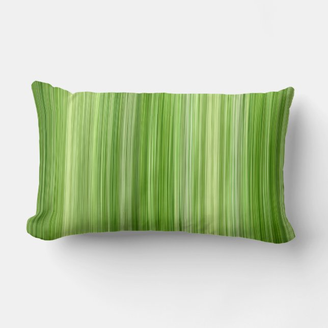 Ambient 3 Green, Original modern design "Key Lime" Lumbar Pillow (Front)