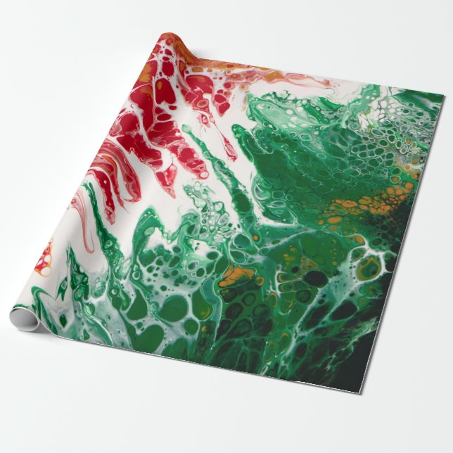 Ambiguous Christmas Wrapping Paper (Unrolled)