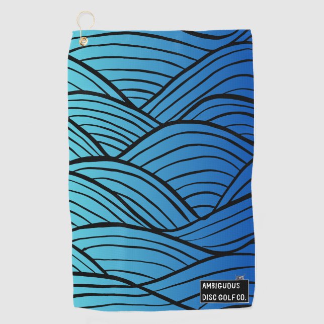 Ambiguous Disc Golf Disc Bag Towel (Front)