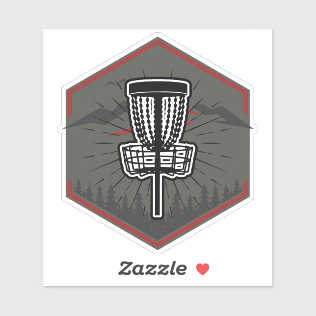 Ambiguous Disc Golf Sticker (Sheet)