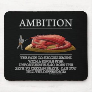 Ambition Fantasy (de)Motivator Mouse Pad