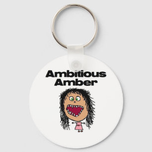 Ambitious Amber Keychain