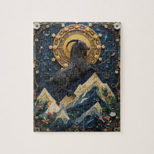 Ambitious Capricorn Goat - Paper Quilling Jigsaw Puzzle