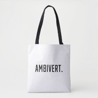 Ambivert Tote Bag