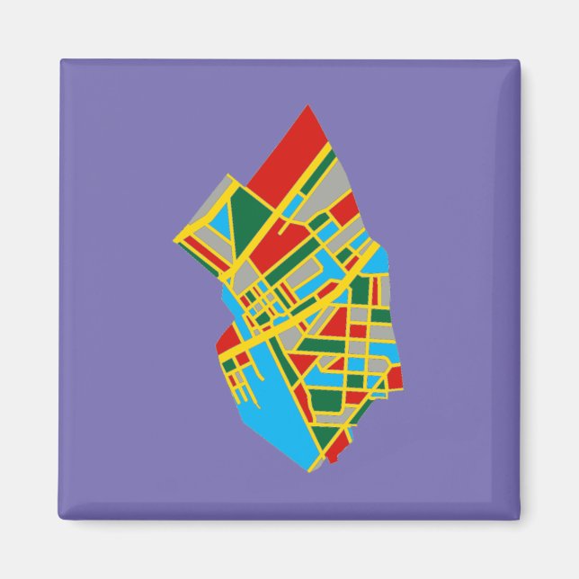 Ambler, PA Map Magnet (Front)