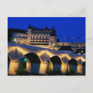 Amboise Castle, France, Postcard