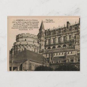 AMBOISE The Royal Castle - Louis XII Replica 1922 Postcard