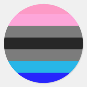 Ambonec Pride Flag Classic Round Sticker