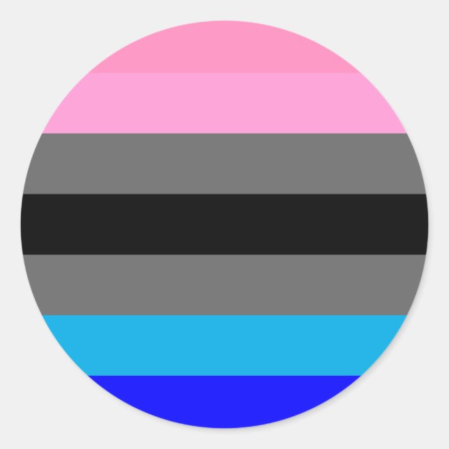 Ambonec Pride Flag Classic Round Sticker (Front)