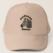 Amboseli kenya Zebra Safari Cap
