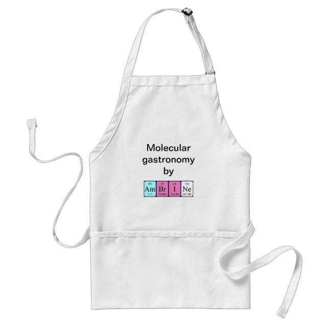 Ambrine periodic table name apron (Front)