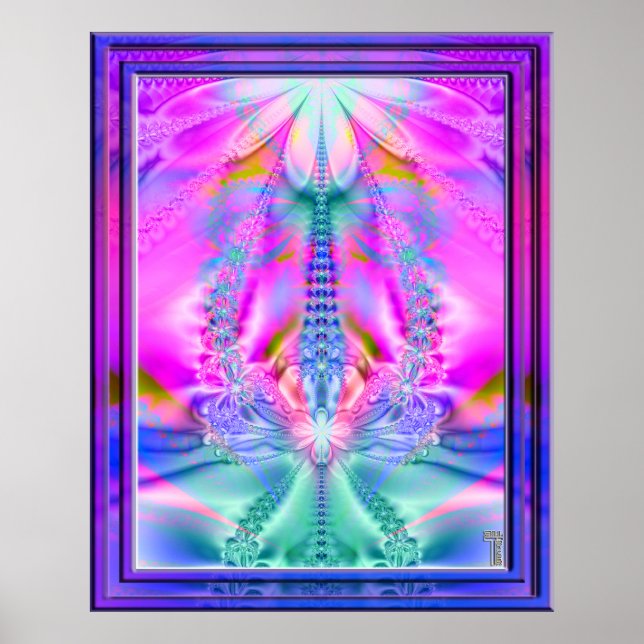 Ambrosia Rising Variation 4  Art Print (Front)