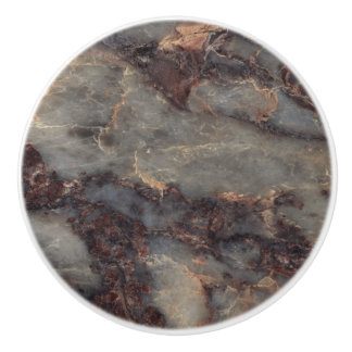 Ambrosia Stone Pattern Background  - Stunning! Ceramic Knob