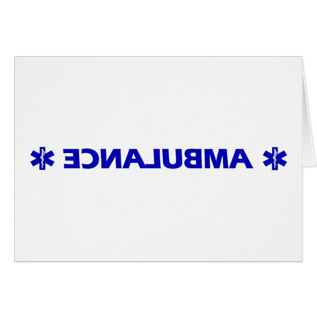 Ambulance (arrière) (Devant horizontal)