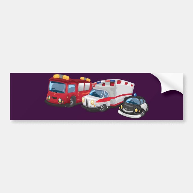 Ambulance Bumper Sticker (Front)