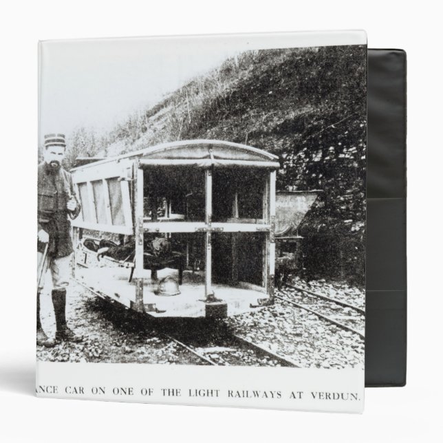 Ambulance Car on One of the Light Railways Binder (Front/Inside)